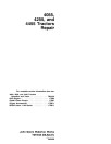 John Deere 4055, 4255 and 4455 Tractors Repair Manual (tm1458)