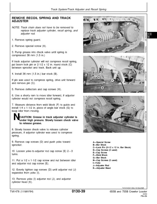 John Deere 655B and 755B Crawler Loaders Repair Manual (TM1478) John Deere 655B and 755B Crawler Loaders Repair Manual (TM1478)