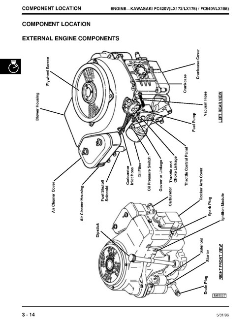 John Deere LX172, LX173, LX176, LX178, LX186 and LX188 Lawn Tractors Technical Manual (TM1492) John Deere LX172, LX173, LX176, LX178, LX186 and LX188 Lawn Tractors Technical Manual (TM1492)