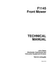 John Deere F1145 (SN: 010001-) Front Mowers Technical Manual (TM1519)