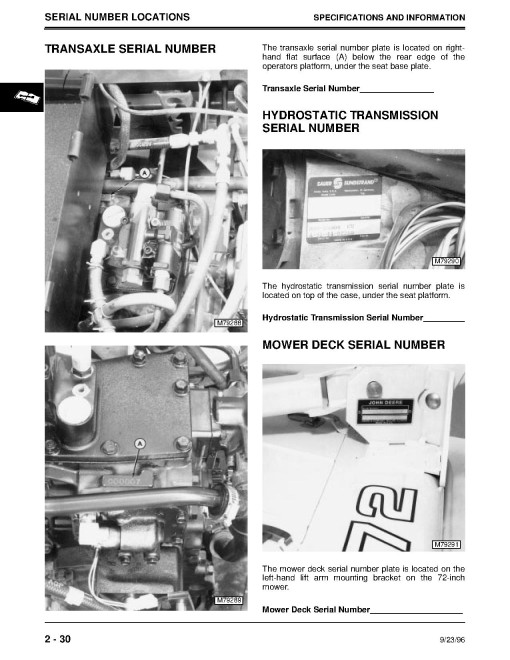 John Deere F1145 (SN: 010001-) Front Mowers Technical Manual (TM1519) John Deere F1145 (SN: 010001-) Front Mowers Technical Manual (TM1519)
