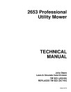 John Deere 2653 (SN: 010001-) Professional Utility Mowers Technical Manual (TM1533)