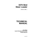 John Deere 3375 (SN: 130001-) Skid Steer Loaders Technical Manual (tm1565)