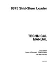 John Deere 8875 Skid Steer Loaders Technical Manual (TM1566)