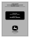 John Deere 325 and 345 (SN: 010001-070000) Lawn Tractors Technical Manual (TM1574)