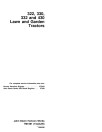John Deere 322, 330, 332 and 430 Lawn and Garden Tractors Technical Manual (TM1591)