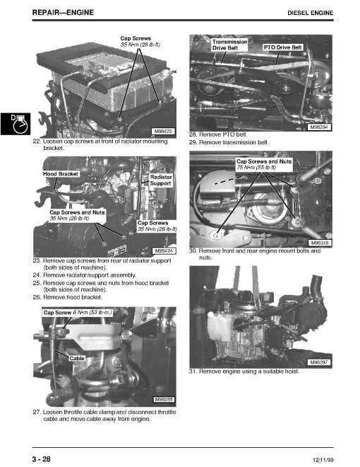 John Deere F735 (SN: 010001-) Front Mowers Technical Manual (TM1597) John Deere F735 (SN: 010001-) Front Mowers Technical Manual (TM1597)