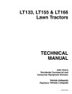 John Deere LT133, LT155 and LT166 Lawn Tractors Technical Manual (TM1695)