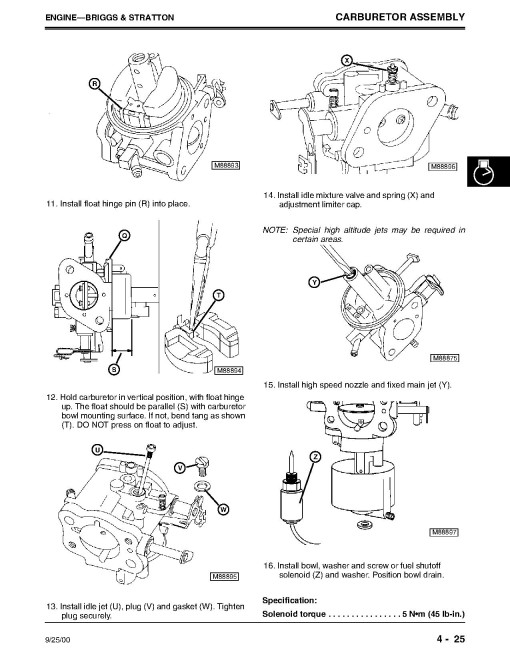 John Deere LT133, LT155 and LT166 Lawn Tractors Technical Manual (TM1695) John Deere LT133, LT155 and LT166 Lawn Tractors Technical Manual (TM1695)