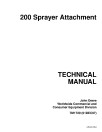 John Deere 200 Sprayer Attachments Technical Manual (TM1729)
