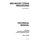 John Deere Z-Trak M653, M655 and M665 Mid-Mount Zero-Turn Mowers Technical Manual (TM1778)
