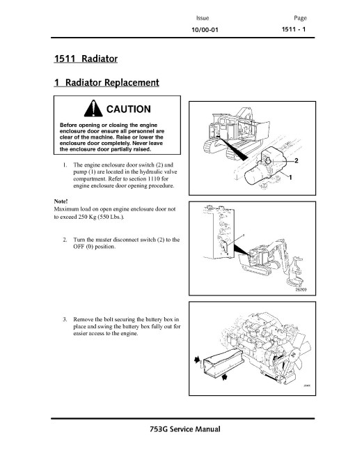 John Deere 753G (SN: WC753GX002045-002063) Tracked Feller Bunchers Technical Manual (TM1887-2)