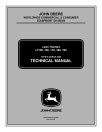 John Deere LT150, LT160, LT170, LT180 and LT190 Lawn Tractors Technical Manual (TM1975)