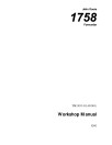 John Deere 1758 (SN: 002001-) Forwarders Workshop Manual (TM1995)