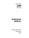 John Deere 1063 Harvesters Workshop Manual (TM1997)