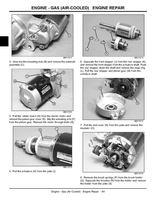 John Deere X475, X485, X465, X575, X585 Lawn and Garden Tractors Technical Service Manual (tm2023) John Deere X475, X485, X465, X575, X585 Lawn and Garden Tractors Technical Service Manual (tm2023)