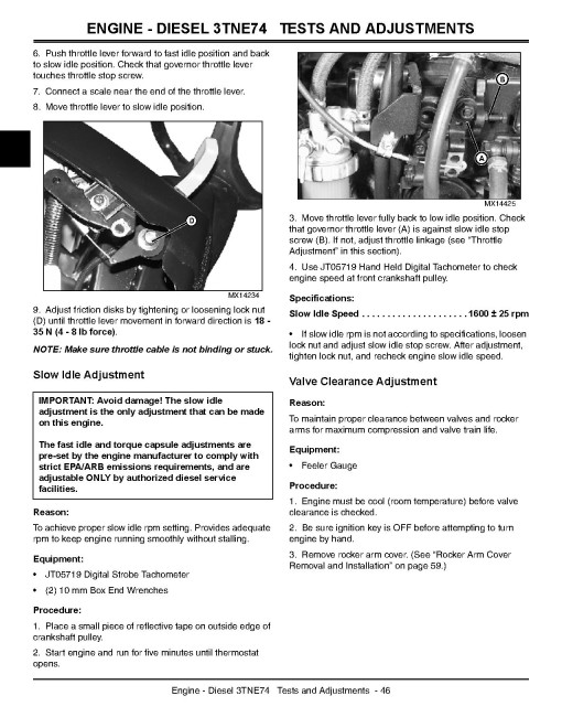 John Deere X495 and X595 Garden Tractors (North America) Technical Manual (TM2024) John Deere X495 and X595 Garden Tractors (North America) Technical Manual (TM2024)