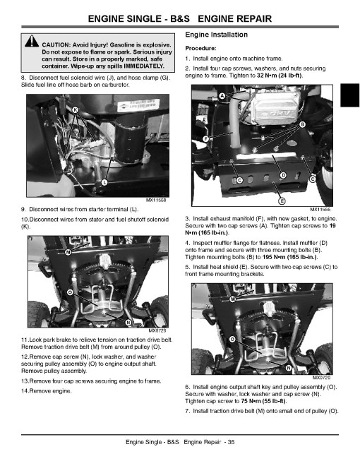 John Deere L100, L108, L110, L111, L118, L120 and L130 Lawn Tractors Technical Manual (TM2026) John Deere L100, L108, L110, L111, L118, L120 and L130 Lawn Tractors Technical Manual (TM2026)