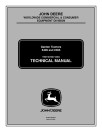 John Deere X495 and X595 Lawn Tractors (Export Edition) Technical Manual (TM2158)