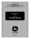 John Deere Z-Trak 717E Mini-Frame Zero-Turn Mowers Technical Manual (TM2277)