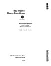 John Deere Impeller 1320 Mower-Conditioners Technical Manual (TM3224)