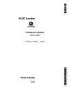John Deere 444C 4WD Loaders Technical Manual (TM3236)