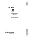 John Deere 2120 Tractors Technical Manual (tm4252)