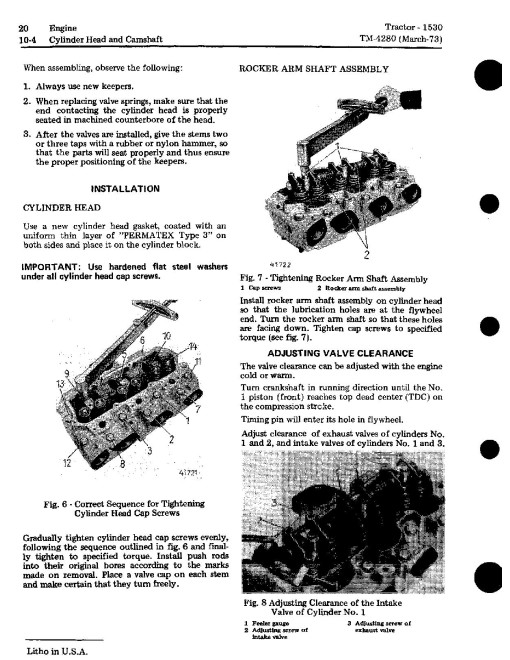 John Deere 1530 Tractors Technical Service Manual (tm4280) John Deere 1530 Tractors Technical Service Manual (tm4280)
