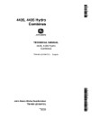 John Deere 4435 and 4435 Hydro Combines Technical Manual (TM4464)