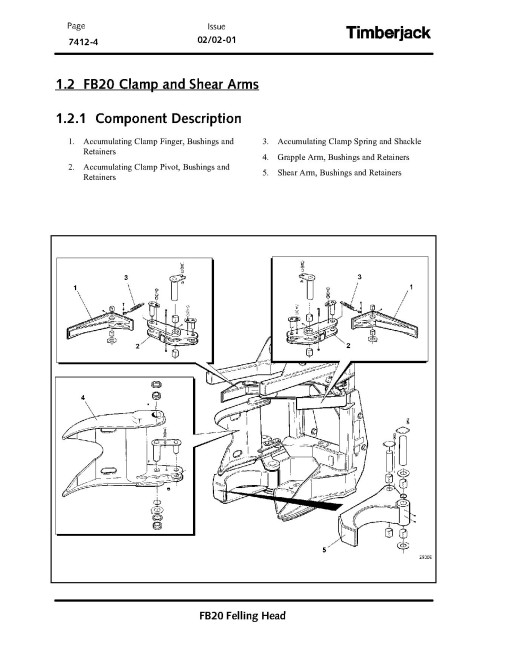 John Deere FB20 (SN: WCFB20X005001-) Drive to Tree Shear Head Technical Manual (TMF435784)