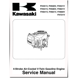 FH451V, FH500V, FH531V, FH541V, FH580V, FH601V, FH641V, FH661V, FH680V, FH721V Gas.Engines Service Manual (KW-99924-2078-01)
