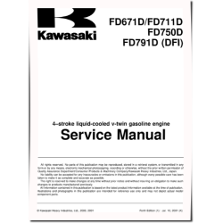FD671D, FD711D, FD750D and FD791D Gasoline Engines Service Manual (KW-SM-FD671D-FD791D)