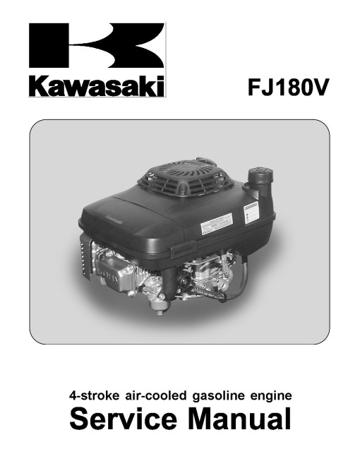 Kawasaki FJ180V Gasoline Engines Service Manual (KW-99924-2063)