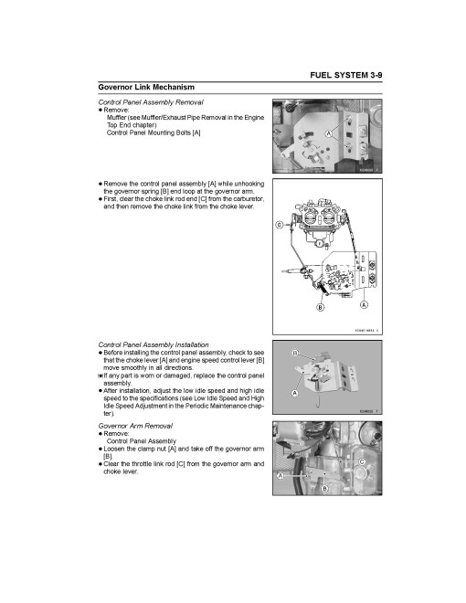 Kawasaki FD680V and FD731V 4-stroke liquid-cooled v-twin Gasoline Engines Service Manual (KW-99924-2065-01)