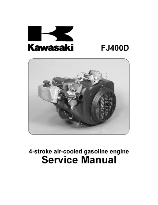 Kawasaki FJ400D Gasoline Engines Service Manual (KW-99924-2066)