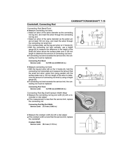 Kawasaki FJ400D Gasoline Engines Service Manual (KW-99924-2066)