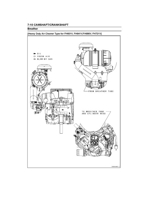 Kawasaki FH451V, FH500V, FH531V, FH541V, FH580V, FH601V, FH641V, FH661V, FH680V, FH721V Gas.Engines Service Manual (KW-99924-2078-01)