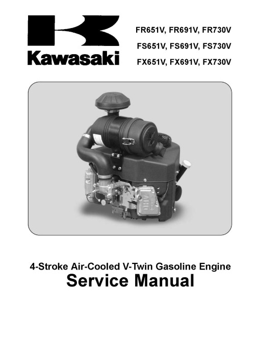 Kawasaki FR651V, FR691V, FR730V, FS651V, FS691V, FS730V, FX651V, FX691V, FX730V 4-Stroke Air-Cooled Gasoline Engine (KW-99924-2093-03)