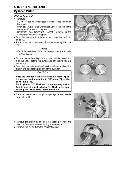 Kawasaki FS481V, FS541V and FS600V Gasoline Engines Service Manual (KW-99924-2094)