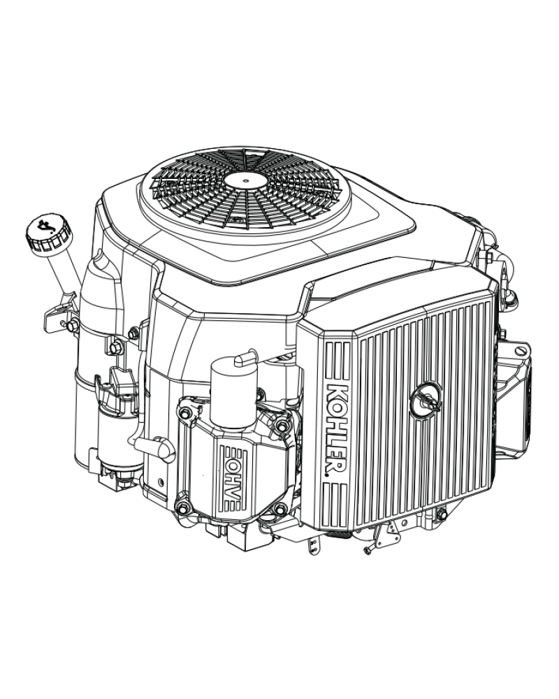 Kohler CV17, CV18, CV20, CV22, CV23, CV25, CV620, CV630, CV640, CV670, CV680, CV730, CV740, CV750 Gas. Engine Service Manual