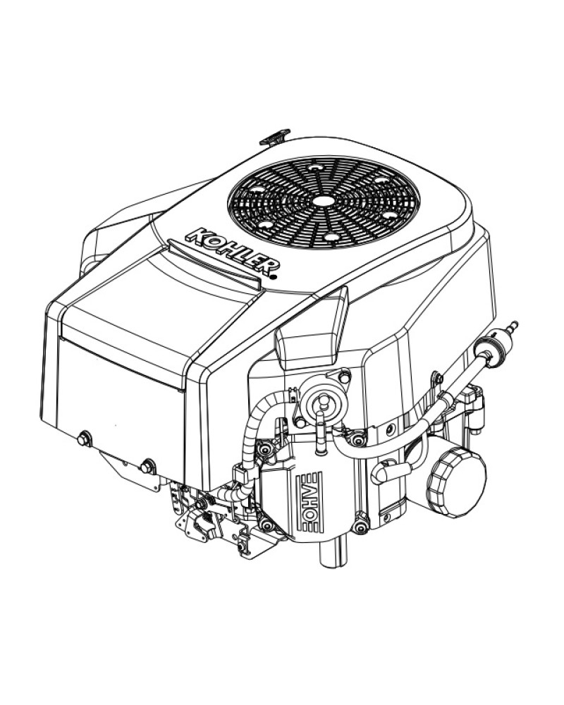 Kohler Courage SV710,SV715,SV720,SV725,SV730,SV735,SV740; Courage Pro SV810,SV820,SV830,SV840 Gasoline Engines Service Manual
