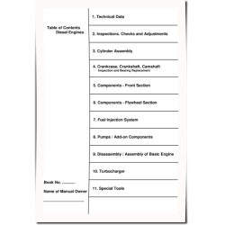 Liebherr D9306, D9308, D9406 and D9408 Diesel Engines Technical Manual (TM1831)