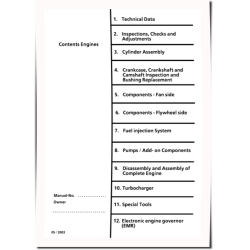 Liebherr D904, D906, D914, D916, D924 and D926 Diesel Engines Workshop Manual (TM1849)