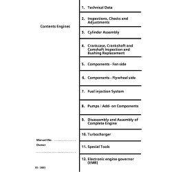 Liebherr D904, D906, D914, D916, D924 and D926 Diesel Engines Workshop Manual (TM1849)
