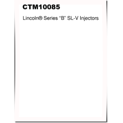 Series B SL-V Injectors Component Technical Manual (CTM10085)