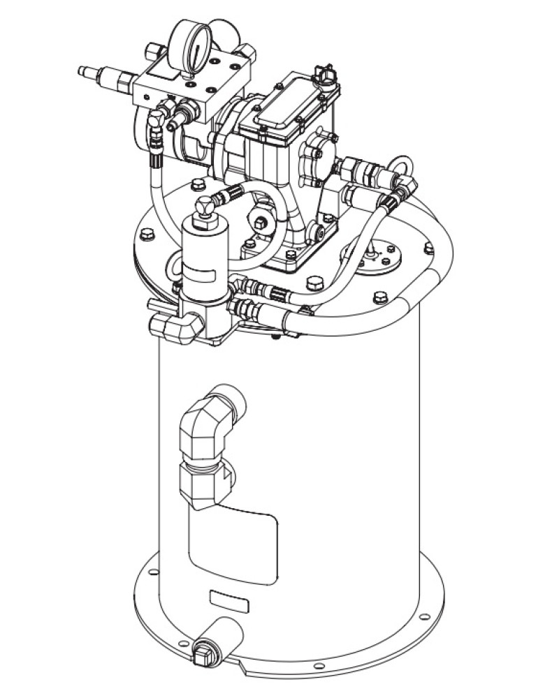 Linclon FlowMaster II Rotary Driven Hydraulic Pump and Grease Tank Component Technical Manual (CTM10086)