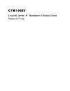 Linclon FlowMaster II 85784, rotary driven Hydraulic Pumps Component Technical Manual (CTM10087)