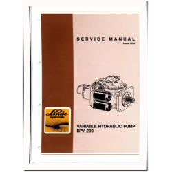 BPV200 Hydraulic Pumps Technical Manual (TM2210)