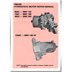 BMV135, BMV186, BMV186 HF and BMV260 Hydrostatic Motors Technical Manual (TM2225)