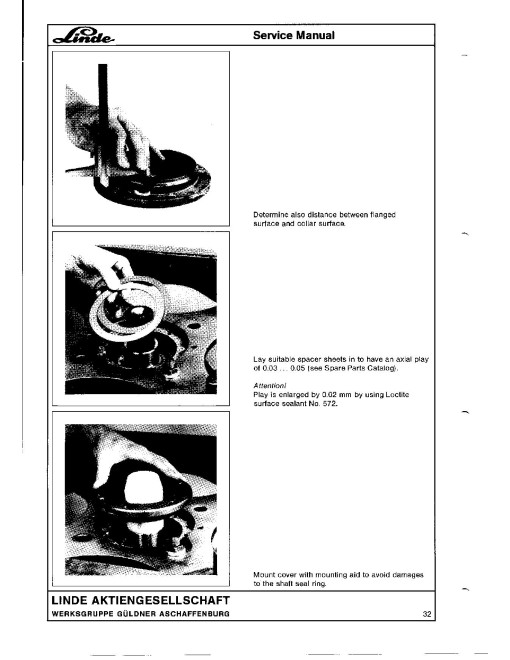 Linde BPV200 Hydraulic Pumps Technical Manual (TM2210)